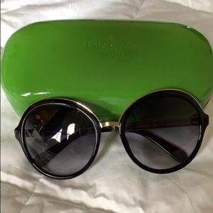 Kate Spade black and gold Sunglasses